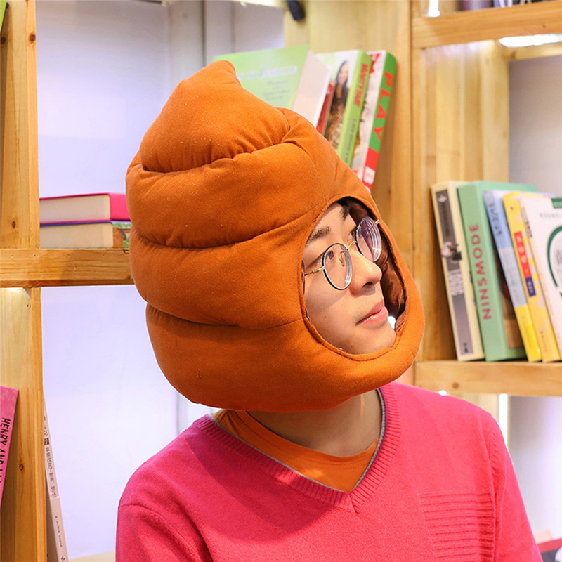 Gorro de Peluche con Forma de  - Fake Poop Gag Gift reseña y precio
