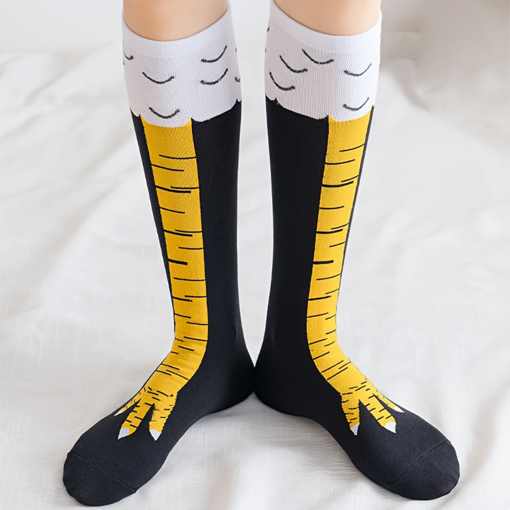 1 Par de Calcetines Largos has - Funny Chicken Leg Socks reseña y precio