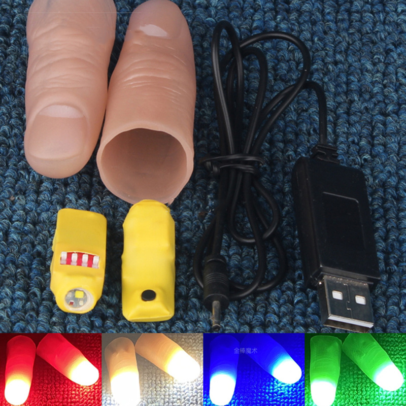 Juego de pares de luces profes - Thumb Tip Magic Trick Set reseña y precio