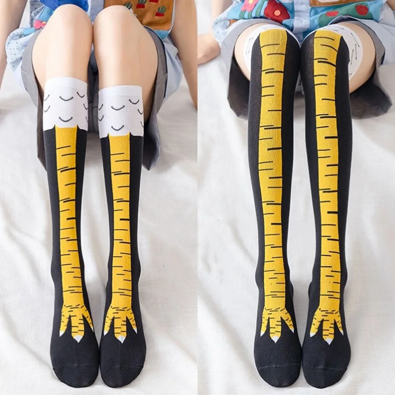 Divertidas Medias Largas de Co - Funny Chicken Leg Socks reseña y precio