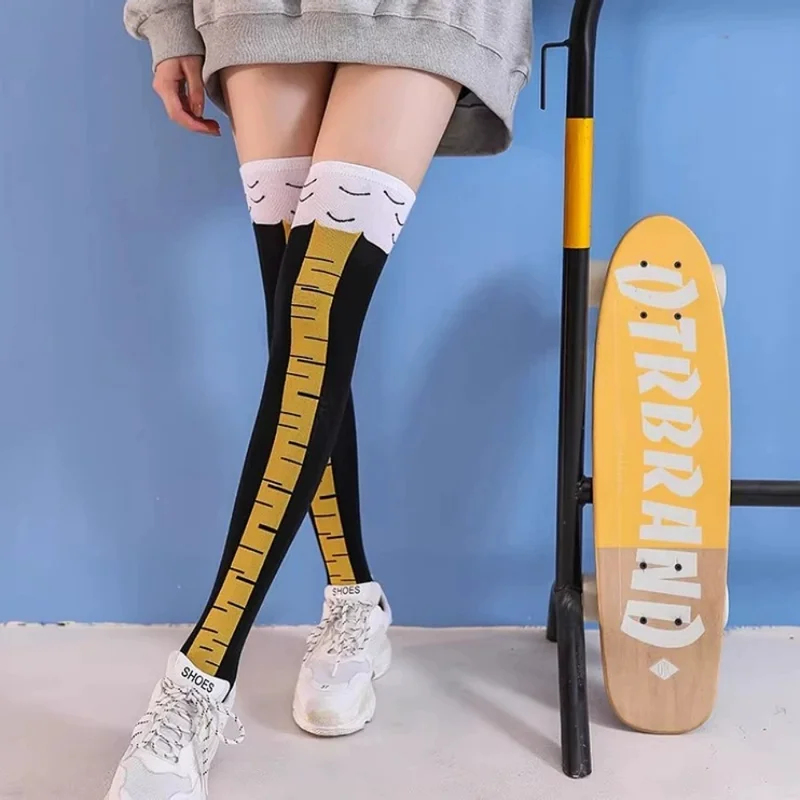 1/2 pares de calcetines largos - Funny Chicken Leg Socks reseña y precio