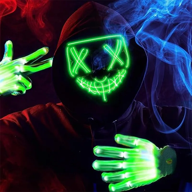 Máscara Led Halloween Carnaval - Led Purge Mask Halloween reseña y precio