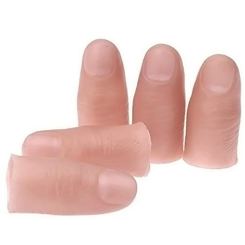 5 unids/set falso suave pulgar - Thumb Tip Magic Trick Set reseña y precio
