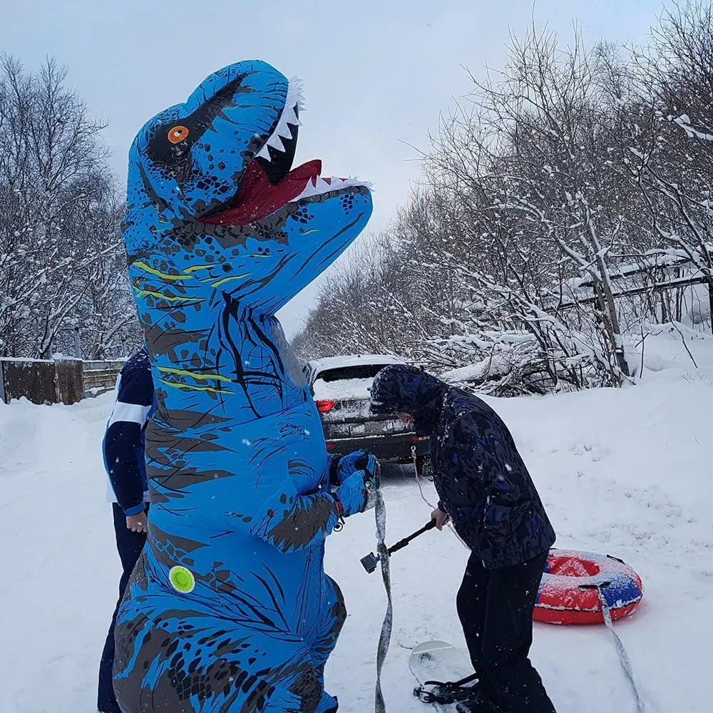 Disfraz de dinosaurio inflable - Inflatable Dinosaur Costume Adult reseña y precio