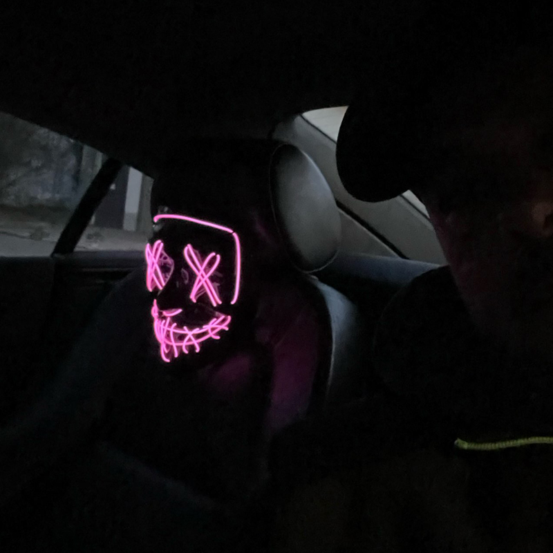 Máscara LED inalámbrica para f - Led Purge Mask Halloween reseña y precio