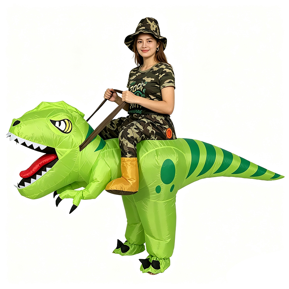 Disfraz Inflable de Dinosaurio - Inflatable Dinosaur Costume Adult reseña y precio