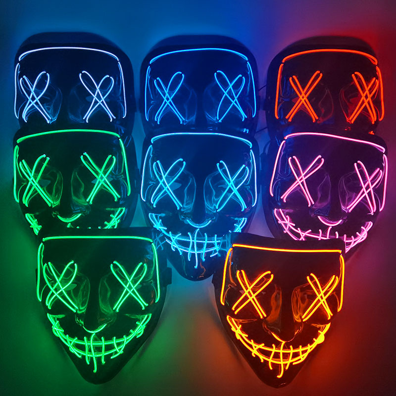 Máscara de purga iluminada de  - Led Purge Mask Halloween reseña y precio
