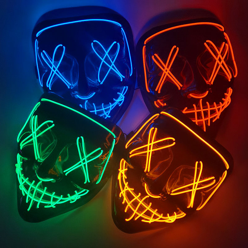 Máscara de purga iluminada de  - Led Purge Mask Halloween reseña y precio