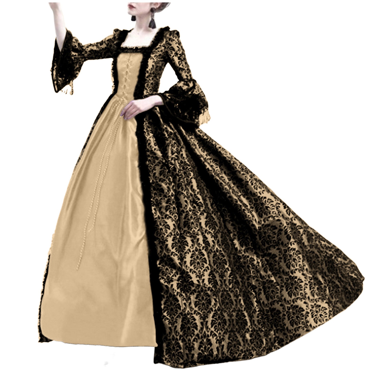 Disfraz de Halloween para Muje - Medieval Renaissance Dress Women reseña y precio