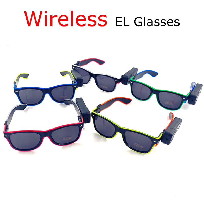 Gafas de sol LED sin aros para - Glow In The Dark Party Glasses reseña y precio