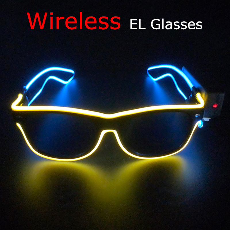 Gafas de sol LED sin aros para - Glow In The Dark Party Glasses reseña y precio
