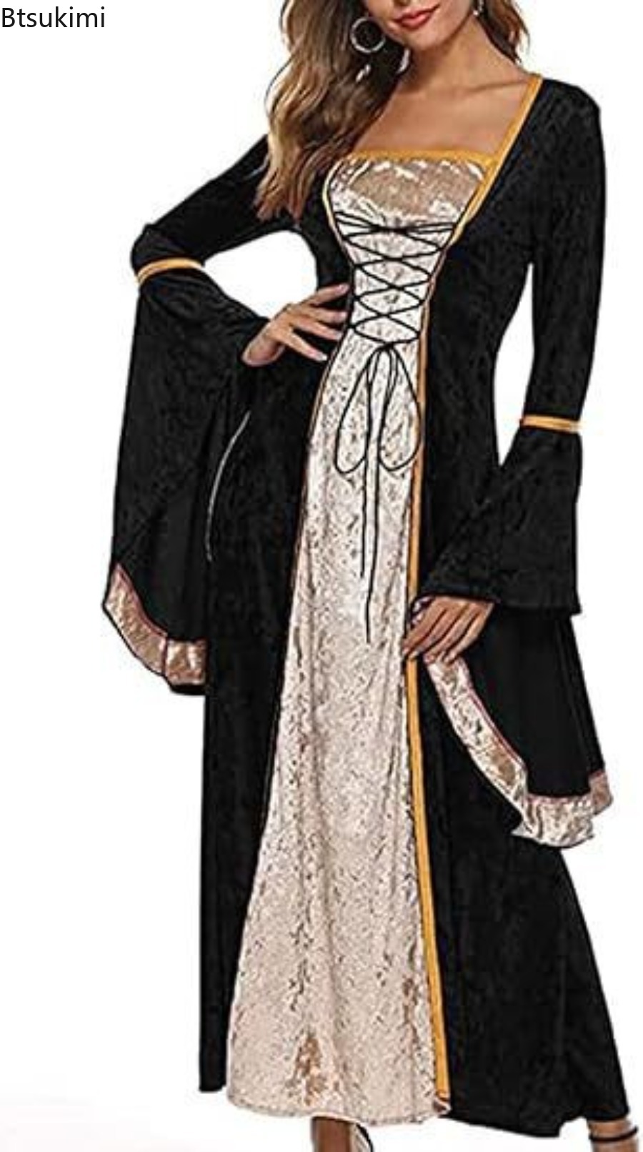 Vestido de Disfraz Medieval Re - Medieval Renaissance Dress Women reseña y precio